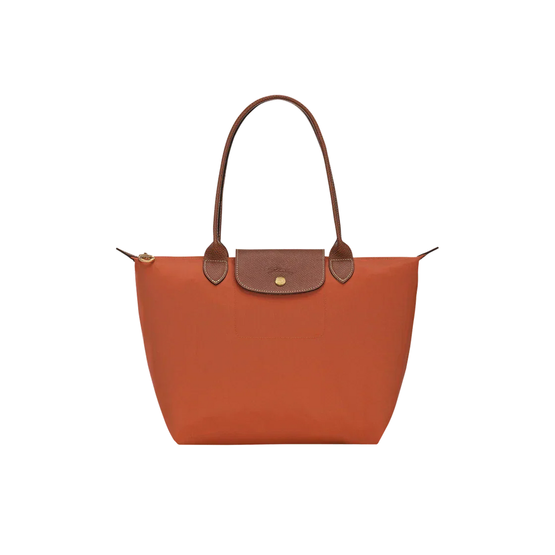 Longchamp - Large Le Pliage Tote, Brick